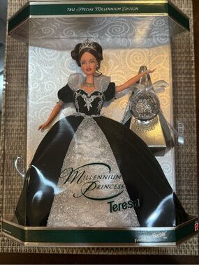 Barbie Millennium Princess Teresa Black & Silver Ball Gown